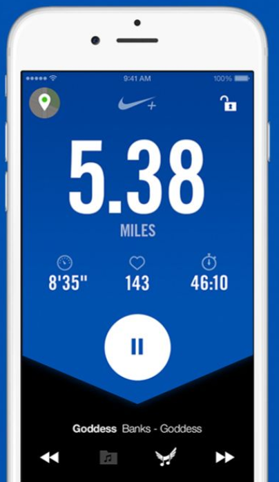 Nike+ Screenshot